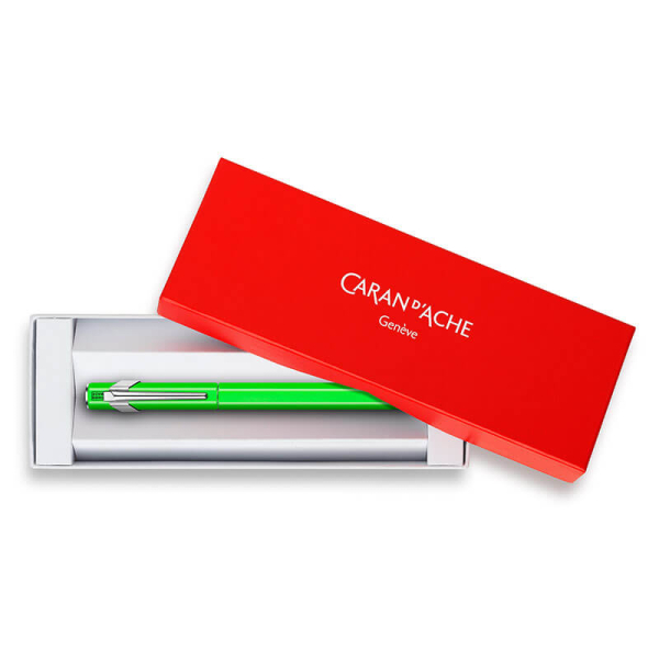 Caran d'Ache, Füllfederhatler 849, neon grün, mit Geschenkverpackung
